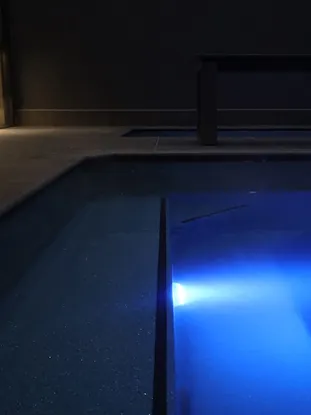 Heated magnesium mineral pool